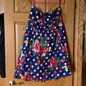 Torrid strapless dress size 16